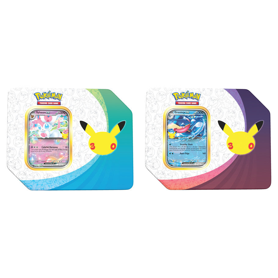 Pokémon TCG: 30th Celebration ex Tin Sylveon / Greninja [PREORDER]