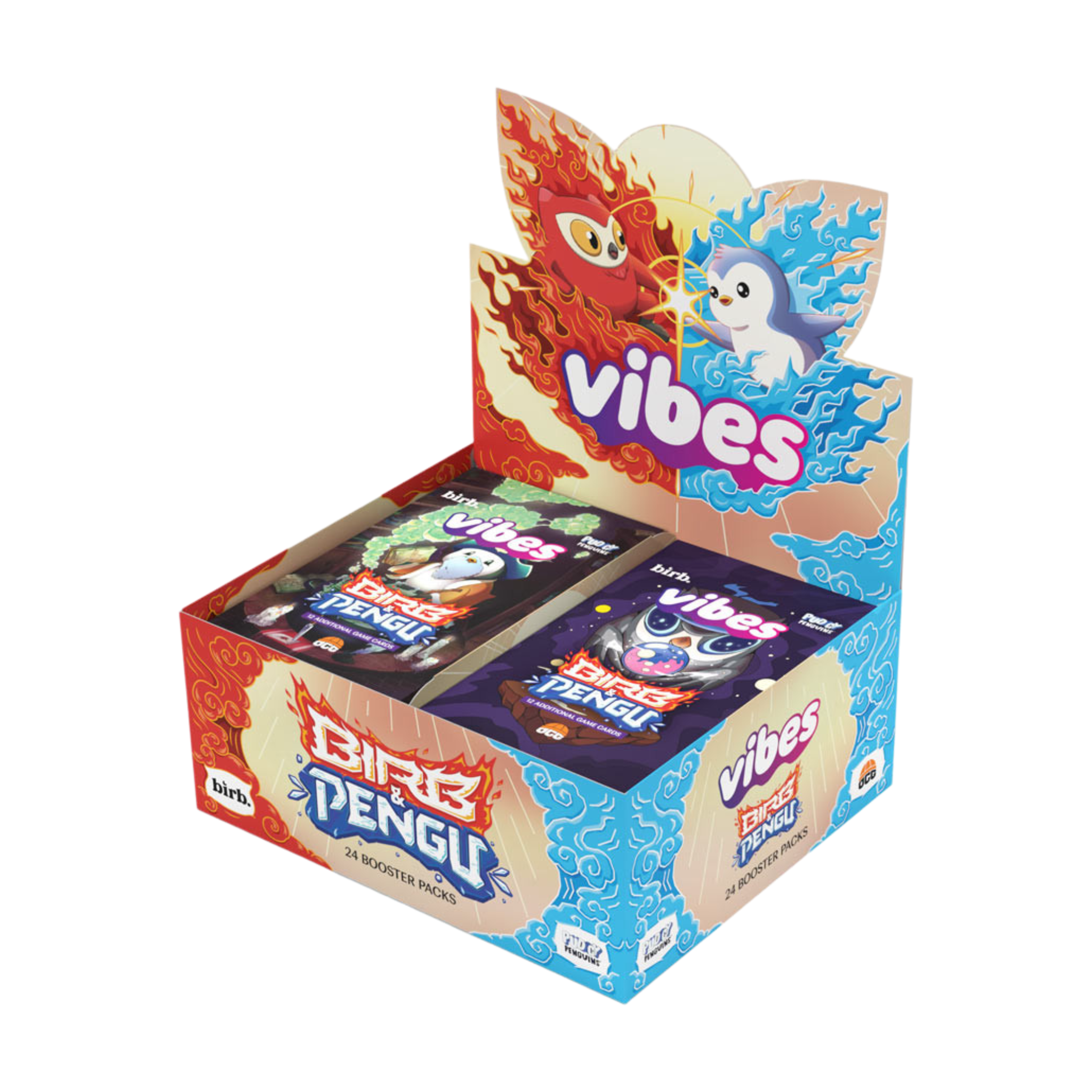 Vibes: Birb & Pengu 1st Edition Booster Display