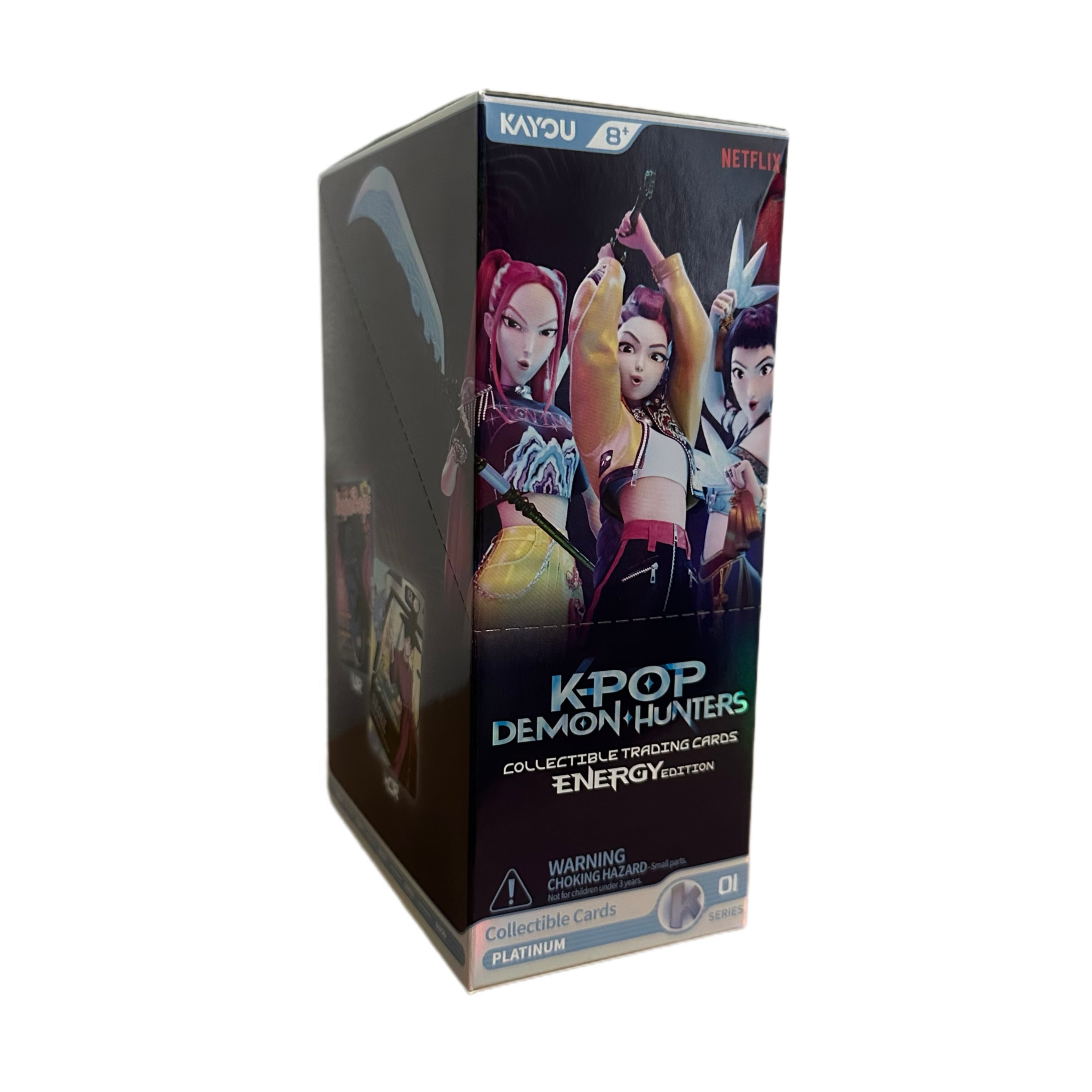 K-Pop Demon Hunters: Collectible Cards: Energy Edition 001 Booster Display