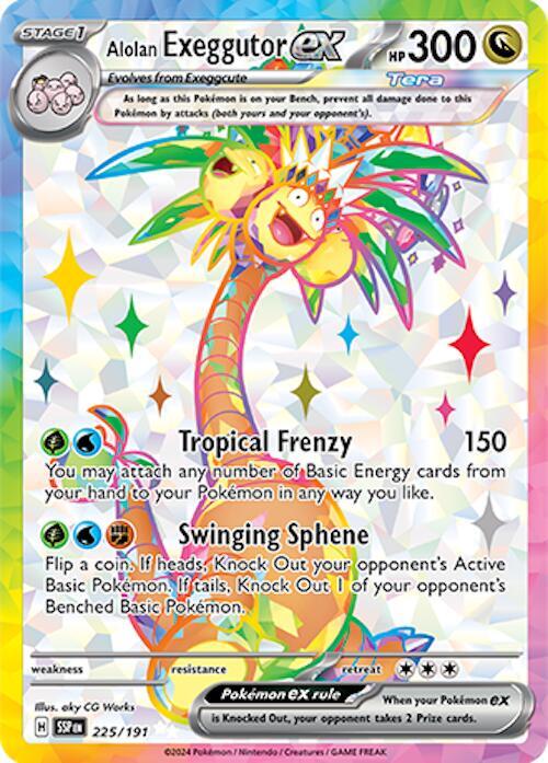 Alolan Exeggutor ex (225/191) - Surging Sparks (SSP)