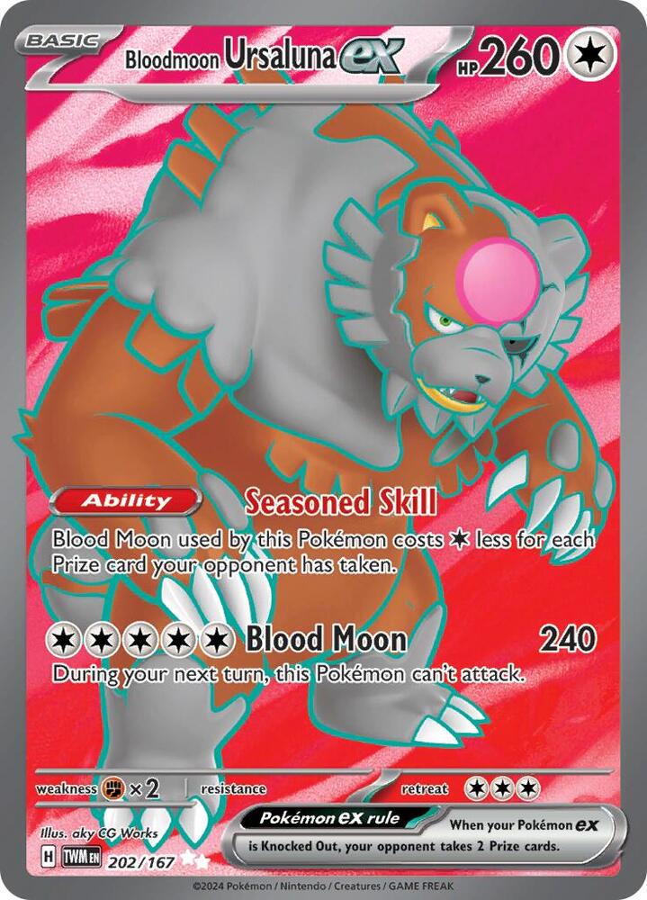 Bloodmoon Ursaluna ex (202/167) - Twilight Masquerade