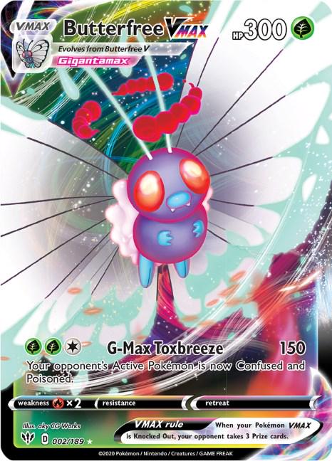 Butterfree VMAX (002/189) - Darkness Ablaze