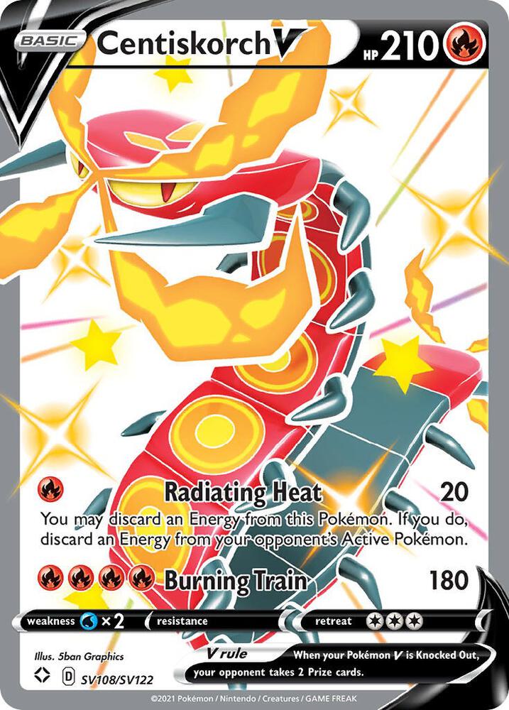 Centiskorch V (SV108/SV122) - Shining Fates
