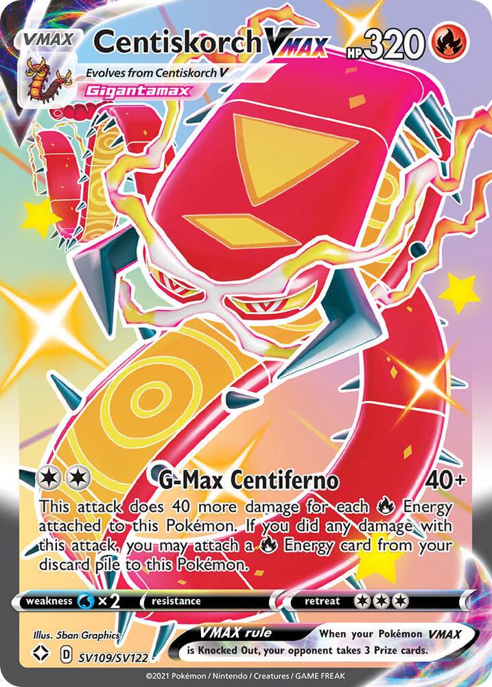 Centiskorch VMAX (SV109/SV122) - Shining Fates