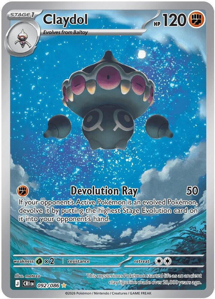 Claydol (092/086) - Chaos Rising