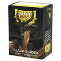 Deck Protector: Dual Matte: Black & Gold (100)