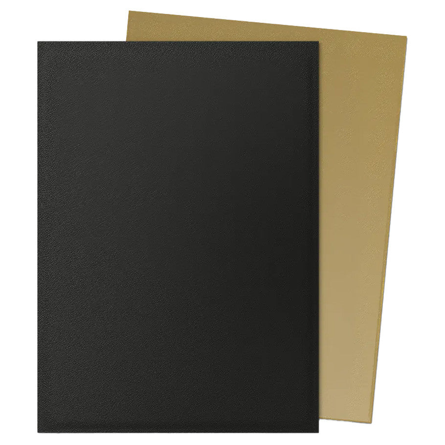 Deck Protector: Dual Matte: Black & Gold (100)