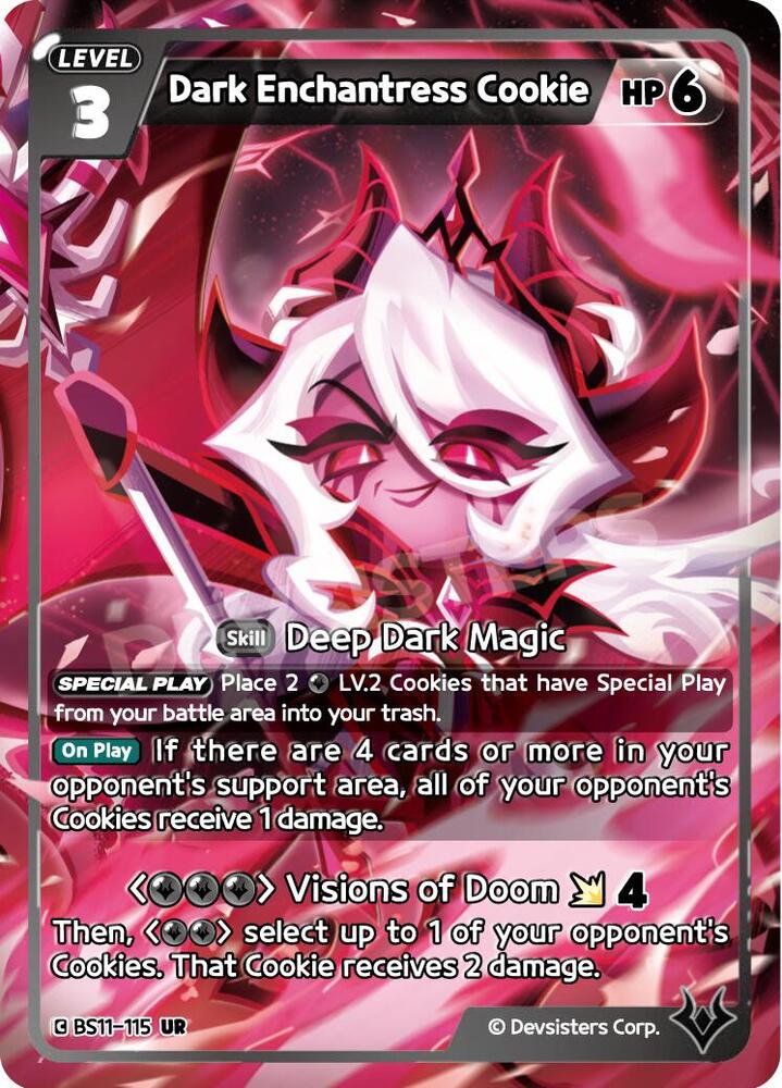 Dark Enchantress Cookie (115) (UR) - The Dark Enchantress War