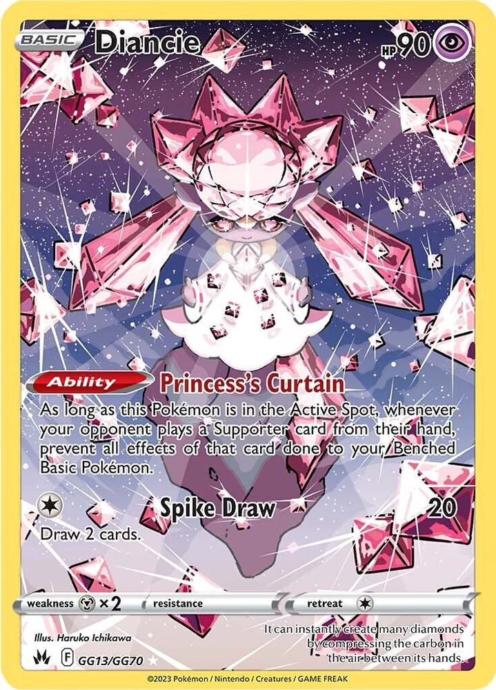Diancie (GG13/GG70)- Crown Zenith: Galarian Gallery