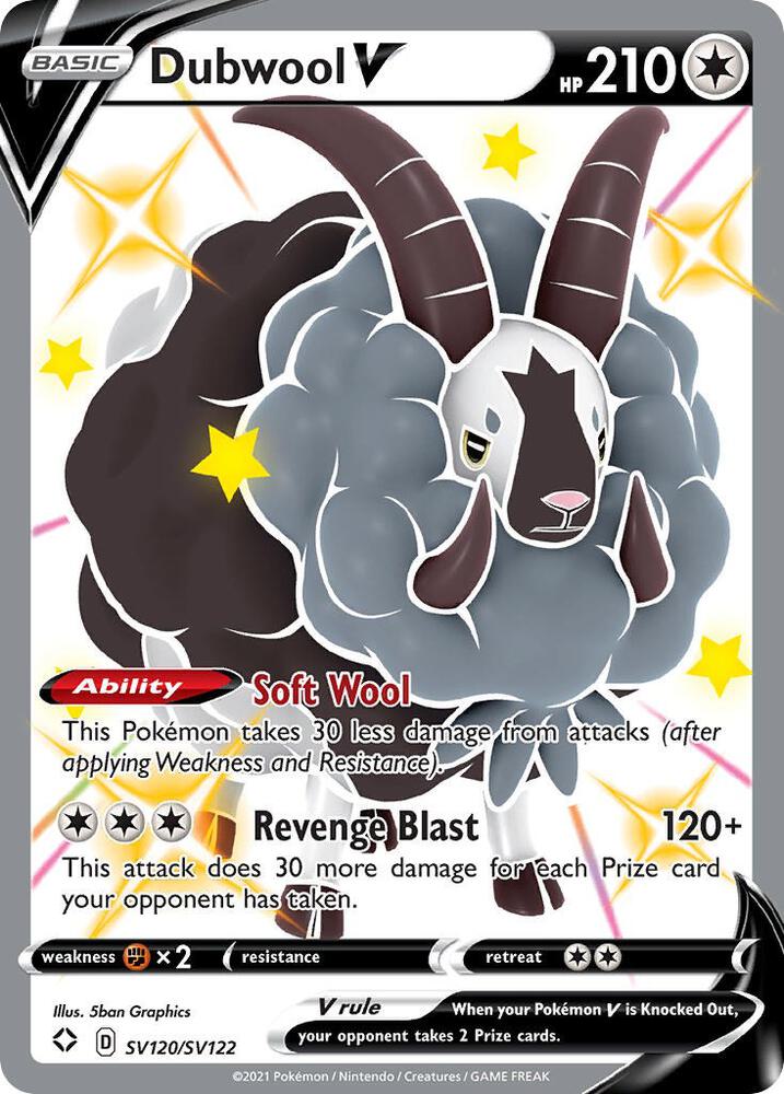 Dubwool V (SV120/SV122) - Shining Fates
