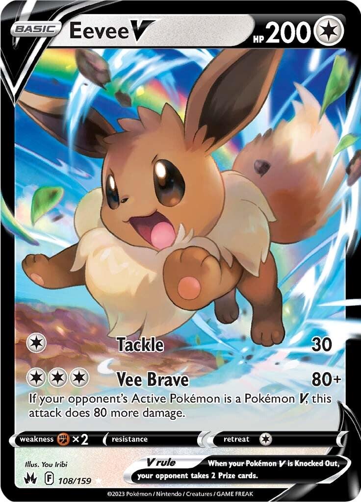 Eevee V (108/159) - Crown Zenith