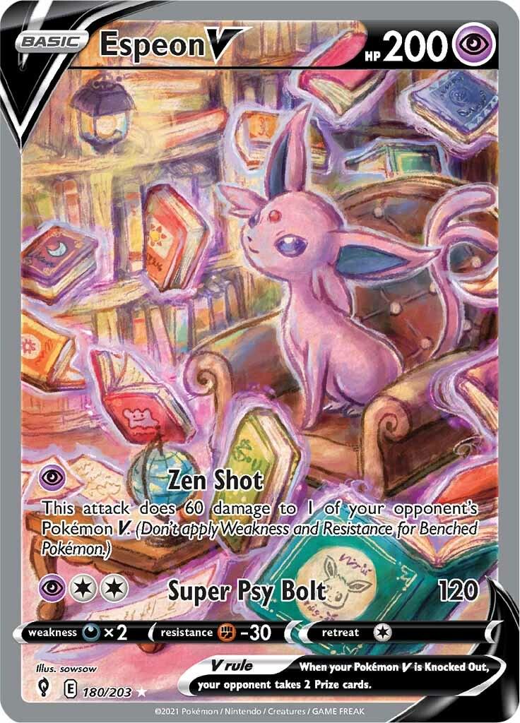Espeon V (180/203)-Evolving Skies