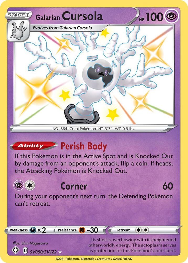 Galarian Cursola (SV050/SV122) - Shining Fates