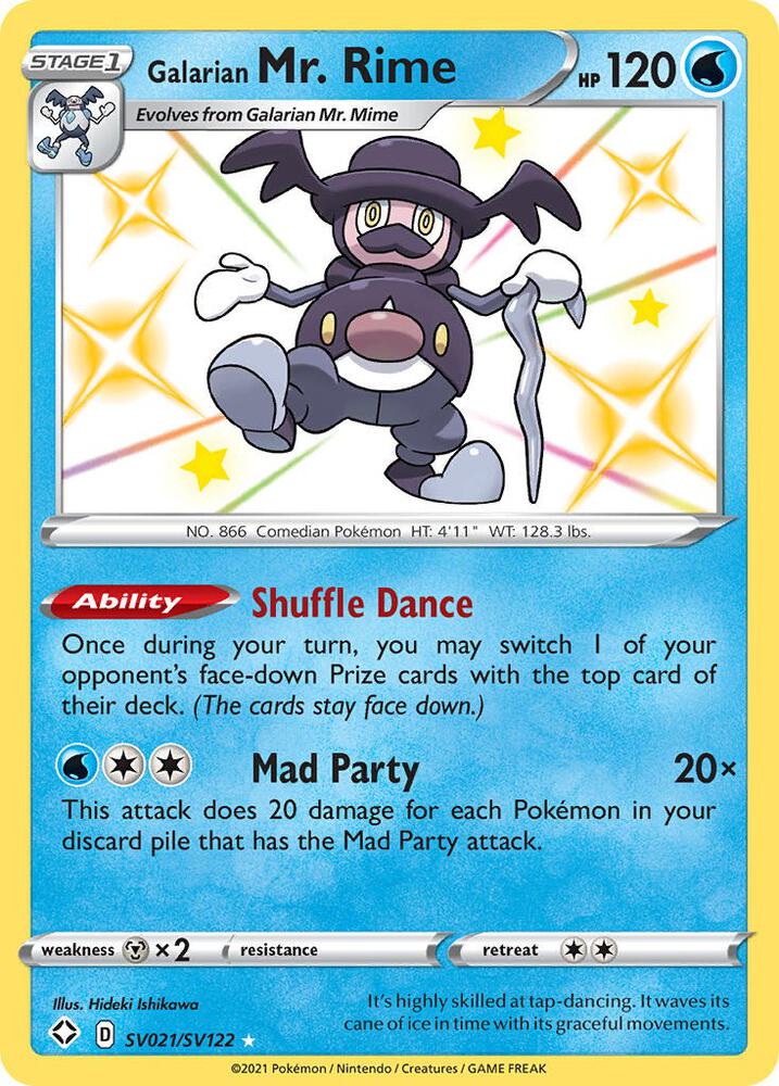 Galarian Mr. Rime (SV021/SV122) - Shining Fates