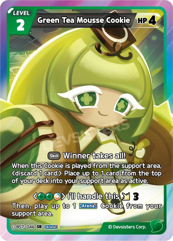 Green Tea Mousse Cookie (046) (SR) - Arena of Glory