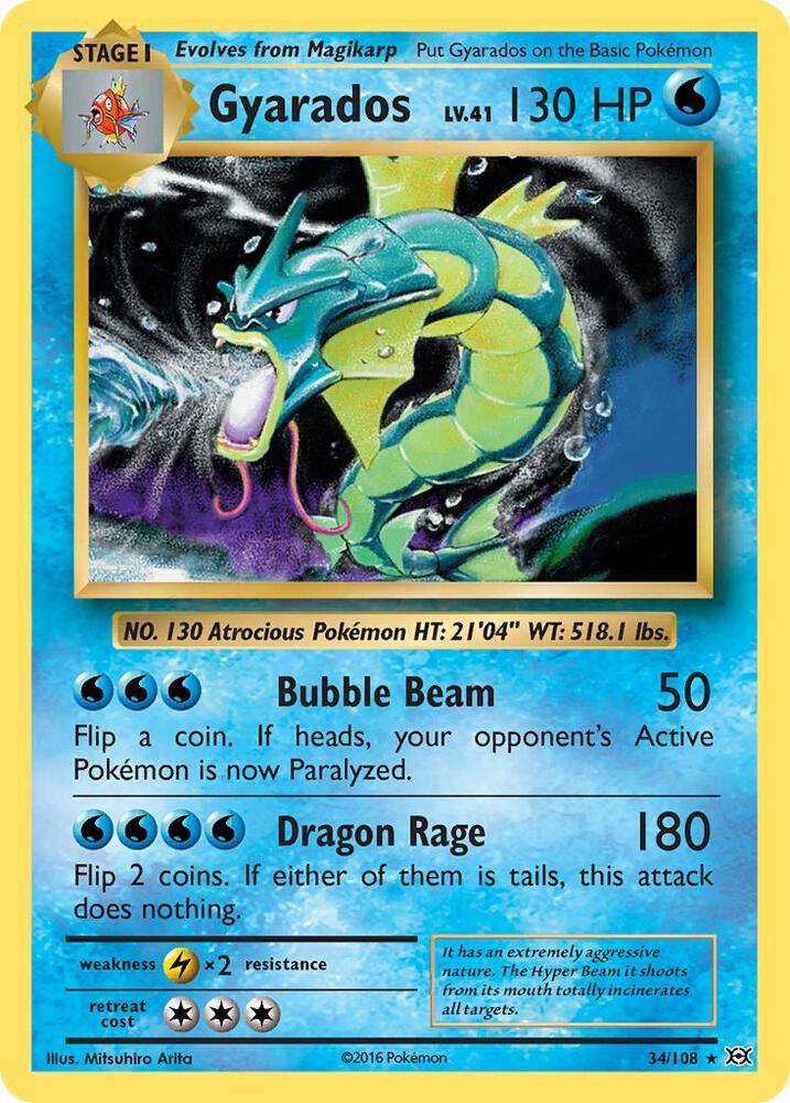 Gyarados (34/108) - Evolutions (EVO)