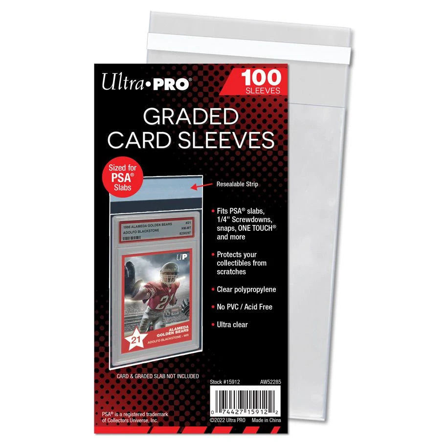 PSA Graded Card Card Sleeves (100)