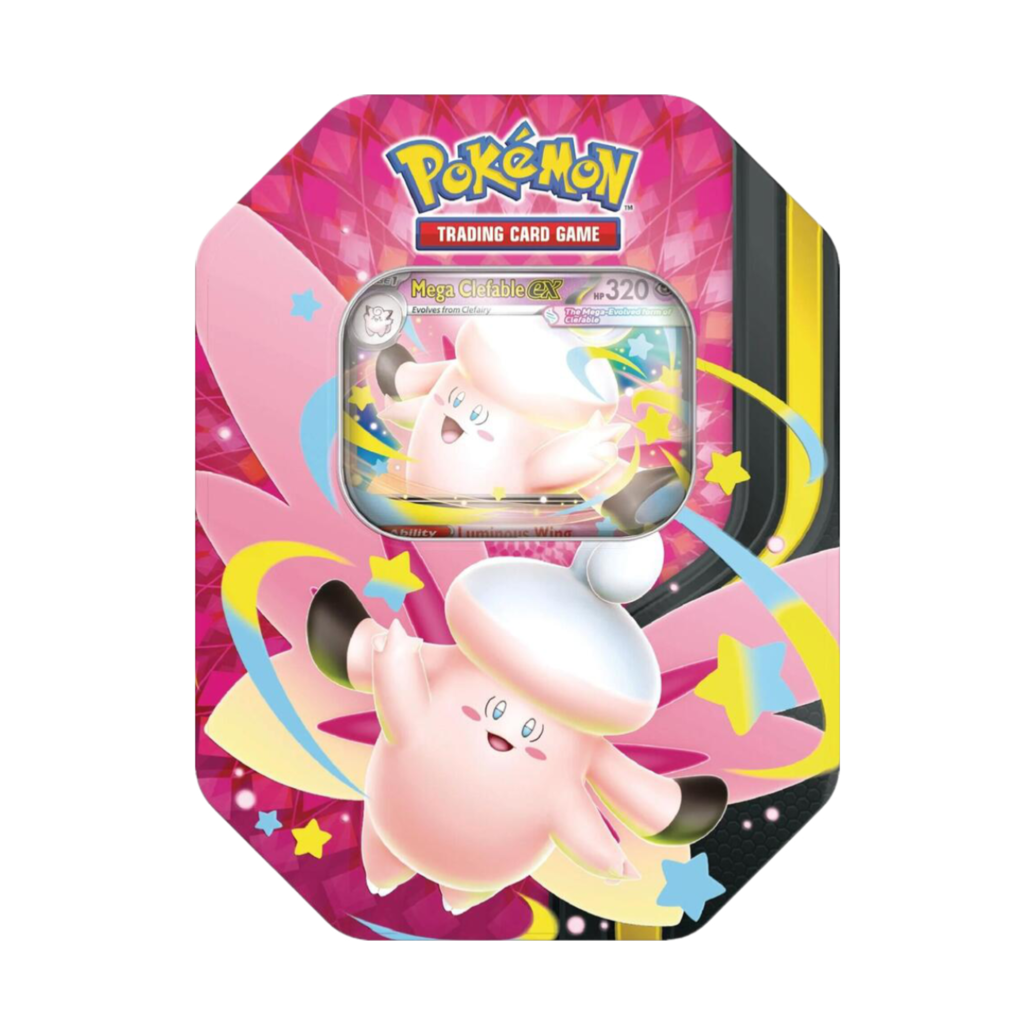 Pokemon Mega Moonlit Tin - Mega Clefable ex