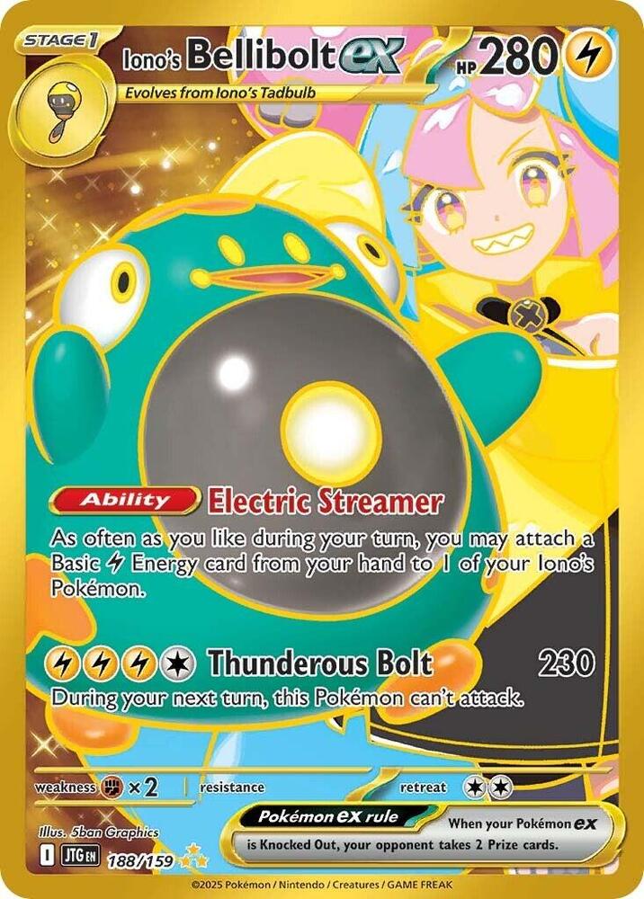 Iono's Bellibolt (188/159) - Journey Together (JTG)