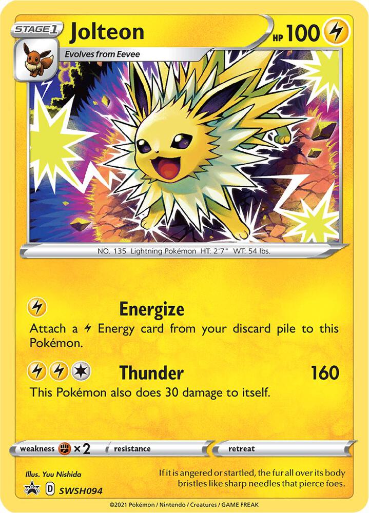 Jolteon (SWSH094) - Sword & Shield Promo Cards