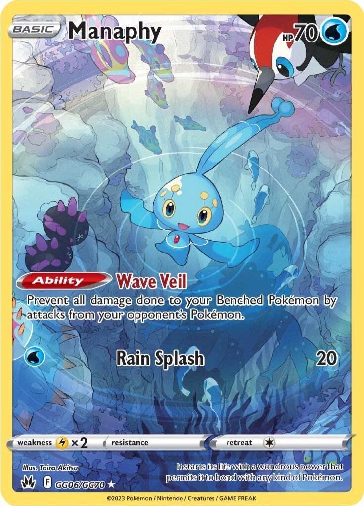 Manaphy (GG06/GG70) - Crown Zenith: Galarian Gallery