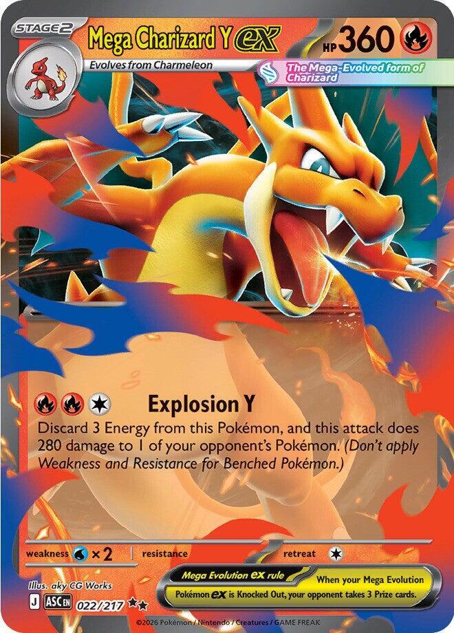Mega Charizard Y ex (022/217) - Ascended Heroes