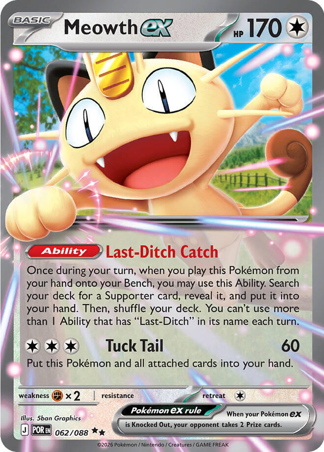 Meowth ex (062/088) - Perfect Order