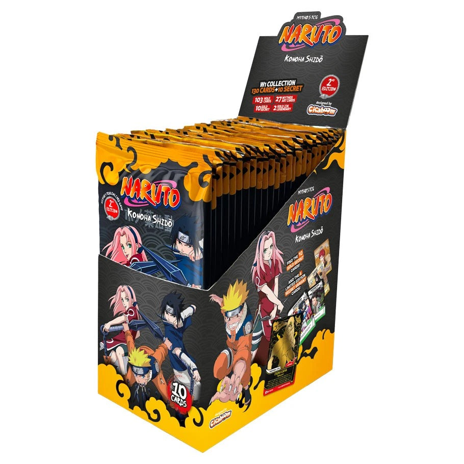 Naruto Mythos TCG: Konoha Shido Booster Display (Set 1) [PREORDER]