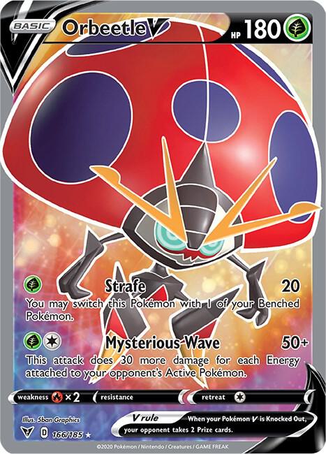 Orbeetle V (166/185) -  Vivid Voltage
