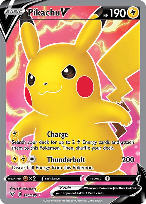 Pikachu V (170/185) - Vivid Voltage