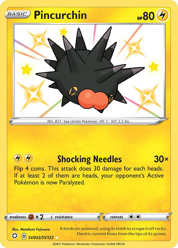 Pincurchin (SV043/SV122) - Shining Fates
