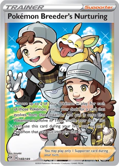 Pokemon Breeder's Nurturing (188/189) - Darkness Ablaze