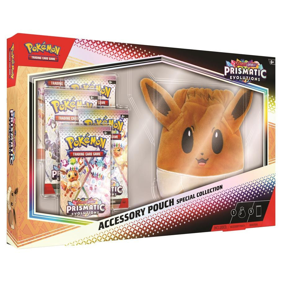 Pokémon TCG: Prismatic Evolutions Accessory Pouch Collection
