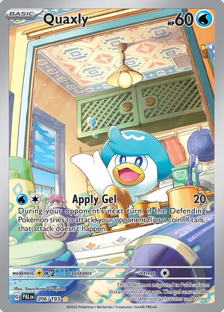 Quaxly (206/193) - Paldea Evolved (PAL)