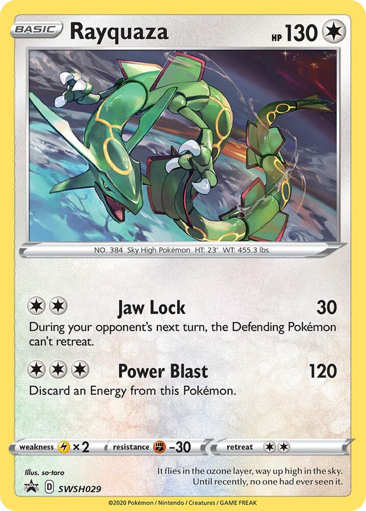 Rayquaza (SWSH029) - Sword & Shield Promo Cards