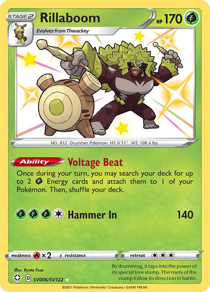 Rillaboom (SV006/SV122) - Shining Fates