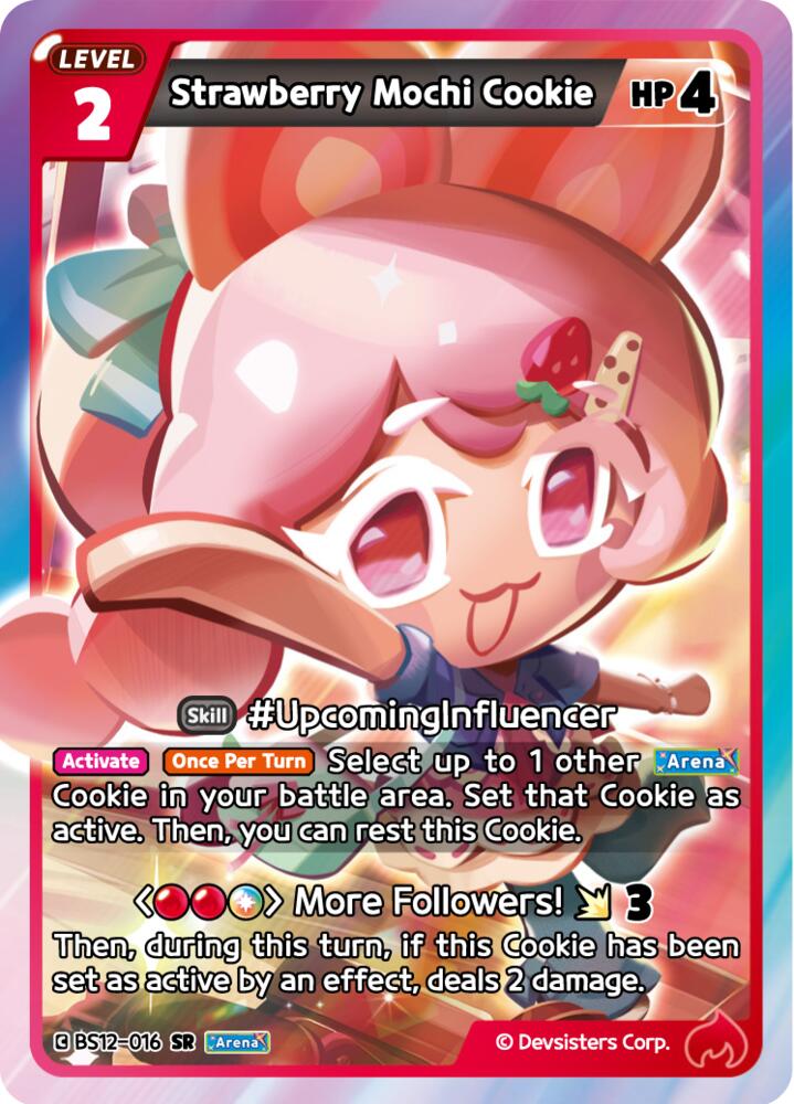Strawberry Mochi Cookie (016) (SR) - Festival Arena