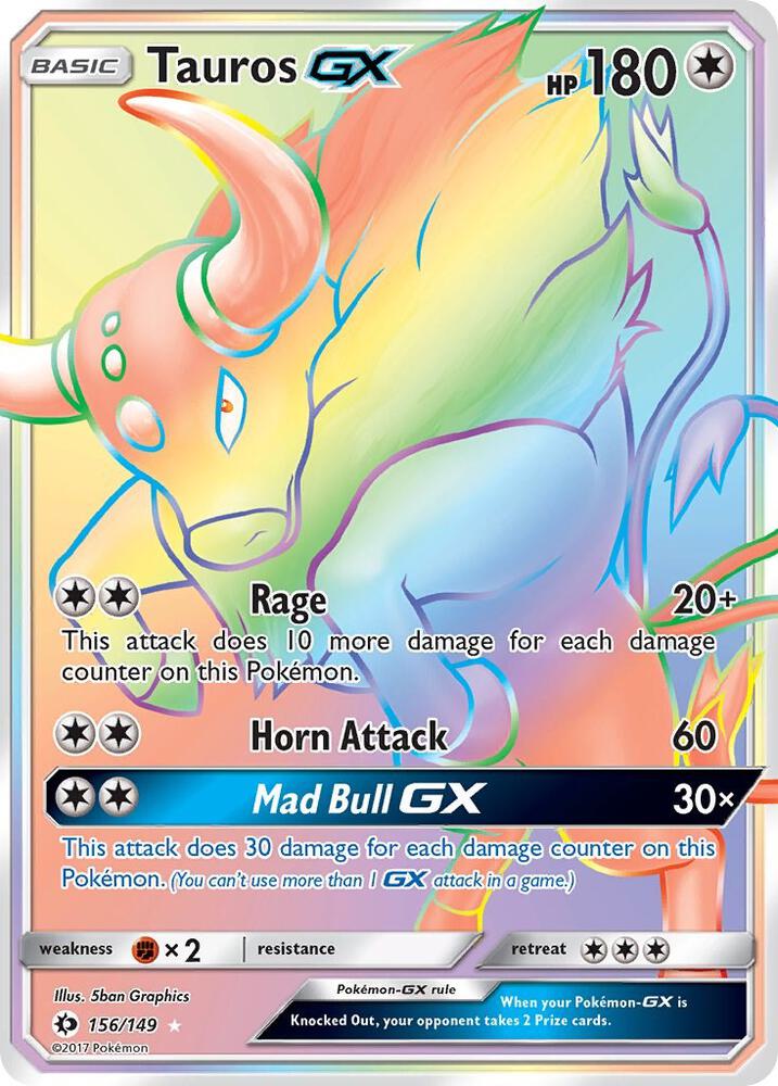 Tauros GX (156) - SM Base Set