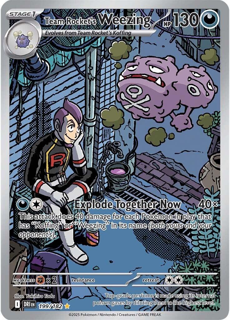 Team Rocket's Weezing (199/182)-Destined Rivals