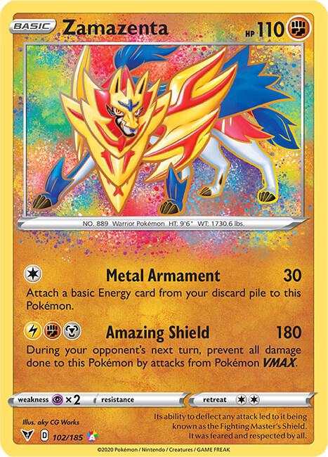 Zamazenta (102/185) - Vivid Voltage (SWSH04)