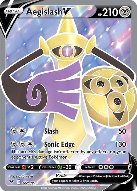 Aegislash V (177/185) - Vivid Voltage