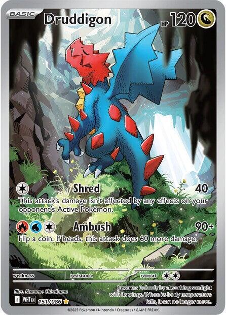 Druddigon (151/086) - SV: White Flare (WHT)