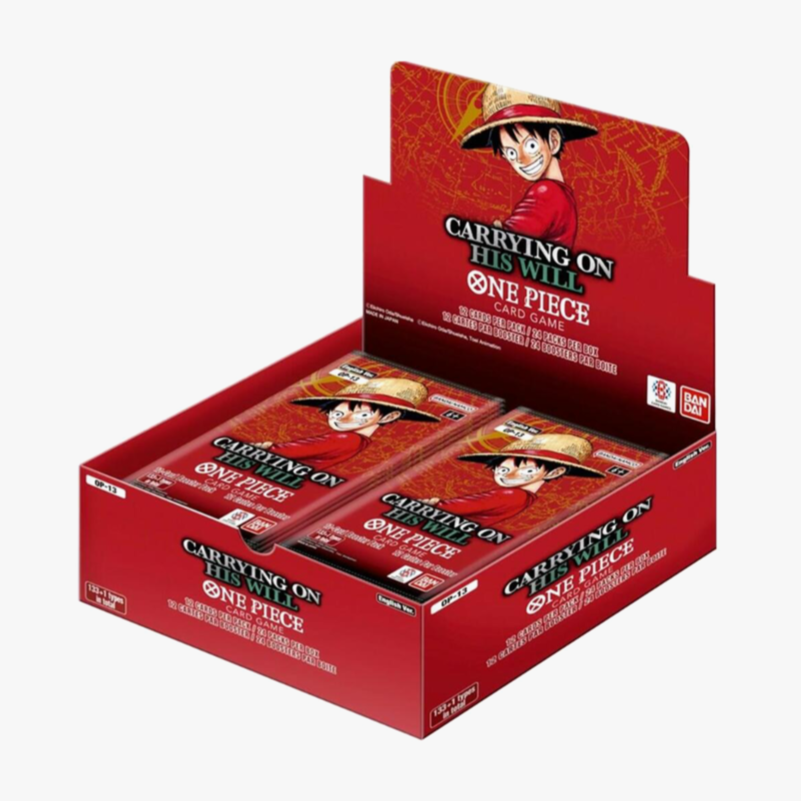 One Piece Card Game CARRYING ON HIS WILL (OP-13) Booster Box