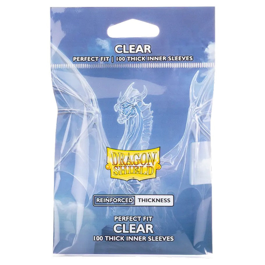 Dragon Shield - Perfect Fit Thick Inner Sleeves (Clear)